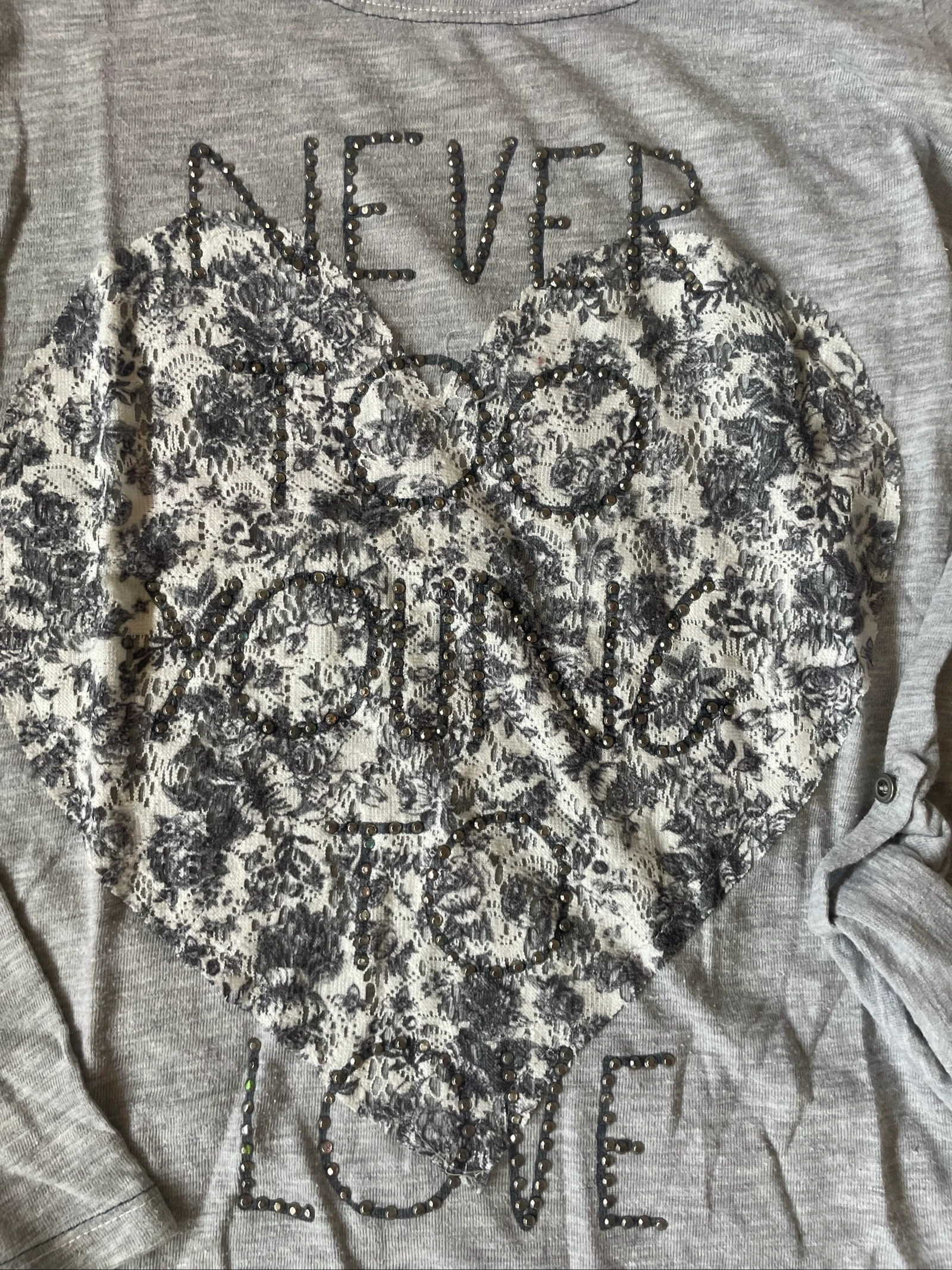 Gray BSK T-shirt – Size S – photo 3